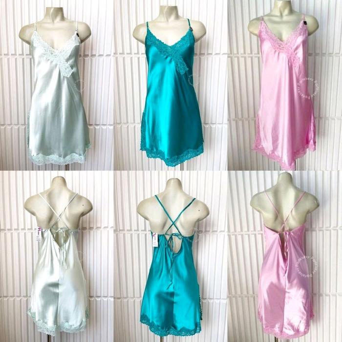 La Senza Satin Chemise Lingerie Wanita Size XS S M L 60263320