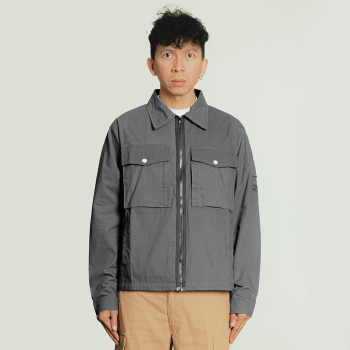 Vearst Affaires Work Jacket Tundra Grey Zipper