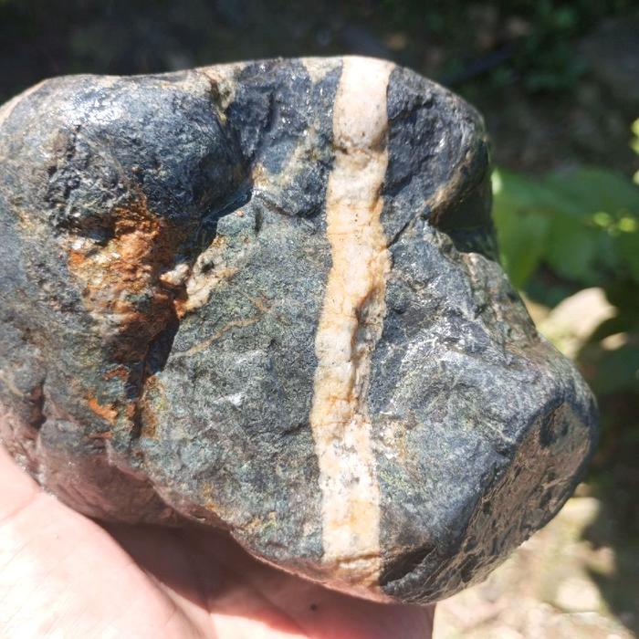 badar besi tali putih besar nempel magnet
