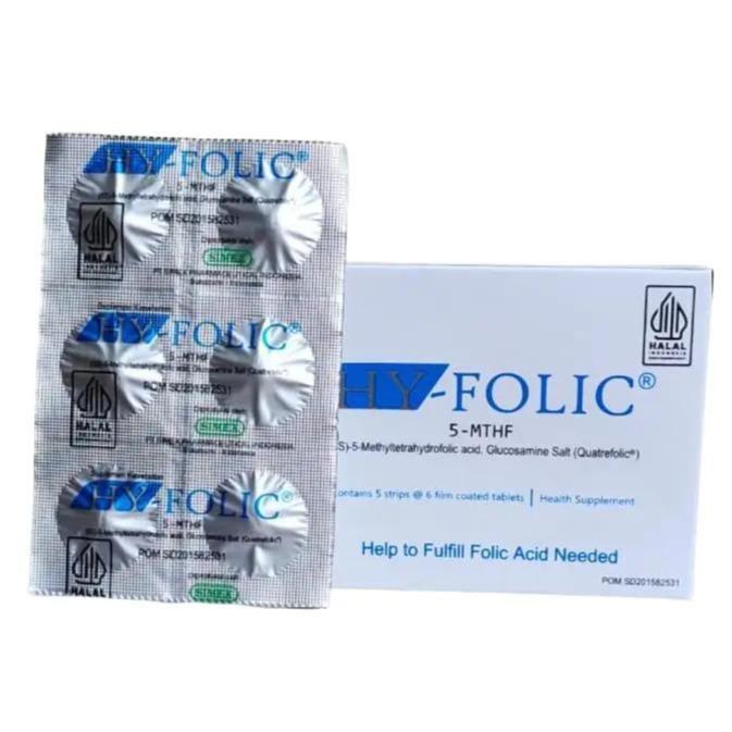 PROMO GUYS Hy-Folic 30 Tablet - HyFolic - Hy Folic - Memenuhi Kebutuhan Asam Folat - Vitamin Ibu Ham