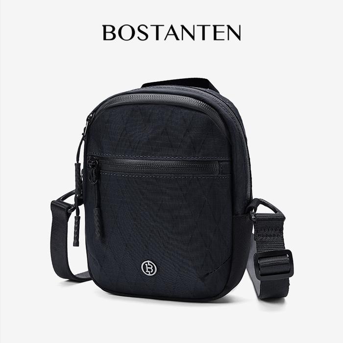 [New Arrival]Bostanten Tas Selempang Pria Tas Sling Bag Pria Hitam/Coklat/Hijau/Biru BSB1025310