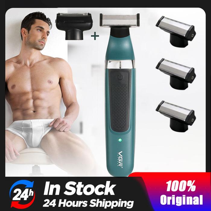 VGR Electric Shaver for Men Body Hair Trimmer Bikini Trimmer Razor