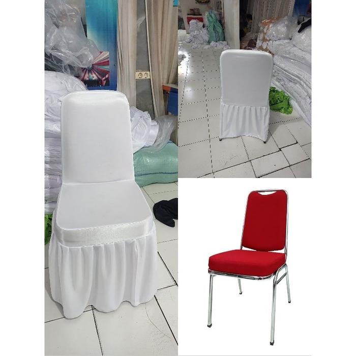Sarung Kursi Futura Rempel Putih / SARUNG KURSI FUTURA 405 PUTIH / COVER KURSI FUTURA