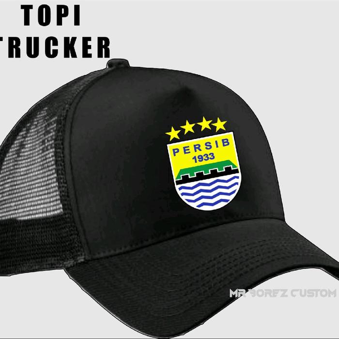 Topi Jaring Persib Terbaru Original Premium / Topi Dewasa / Topi Persib Keren Pria Elegan
