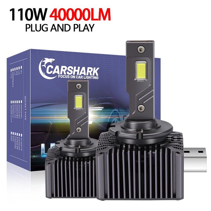 Carshark D1S D3S lampu Led bohlam lampu depan Canbus D4S D5S D2S D8S