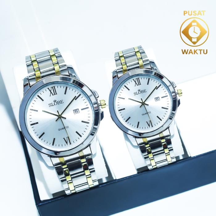 Jam Tangan Couple Pasangan Original Slobe Fashion Couple Watch