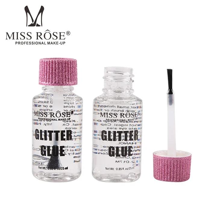 Miss Rose Makeup Face & Body Fix Gel Loose Eyeshadow Primer Glue For Glitter Eye Shadow io 0.85oz/25