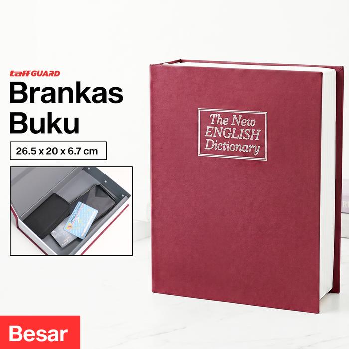 GrandMall - Brankas Buku Rahasia | Hidden Safe Box | Brankas Kamus Kunci
