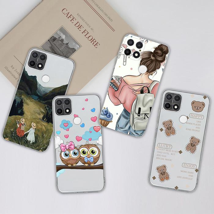 Casing For OPPO A15 A15S A35 Fashion Back Silicon Soft TPU Phone
