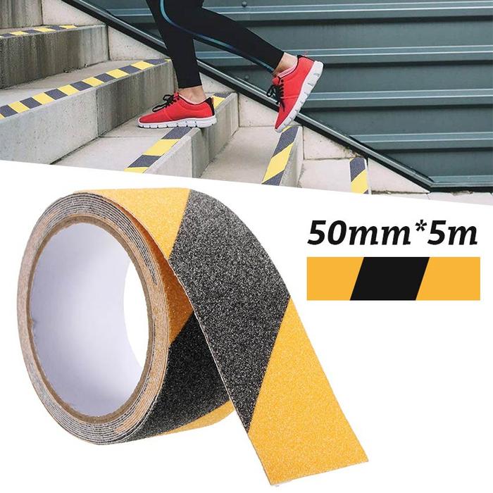 5M Lakban Anti Slip Tape Lakban Lantai Anti Slip Licin / Safety Walk Tape / Lakban Lantai Anti Licin