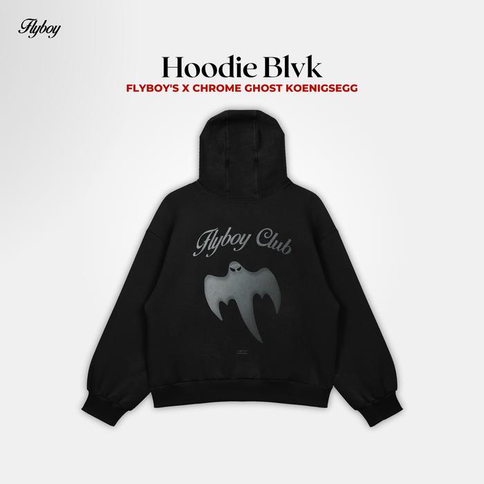 HOODIE FLYBOY'S - CHROME GHOST KOENIGSEGG - Cotton Fleece