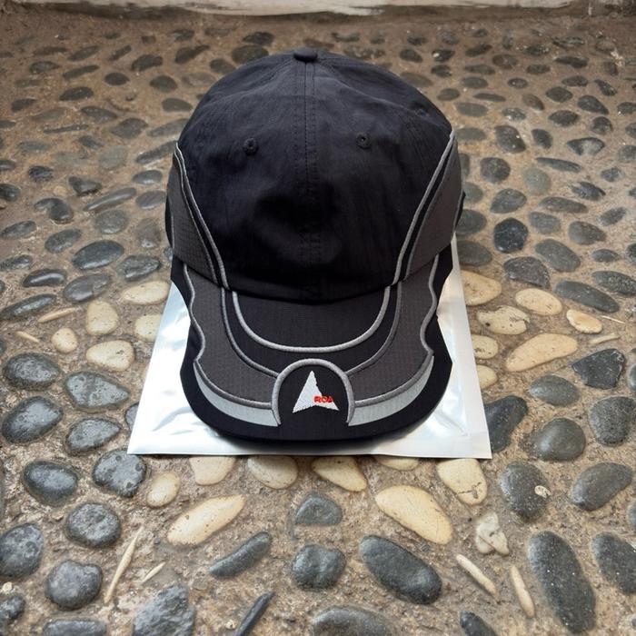 ROA Pursuit 6 Panel Cap Black