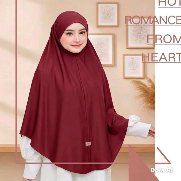 HIJAB KHIMAR BANDANA KHIBAN XL NO CADAR SYARI Kerudung Instan Muslim Panjang Cantik