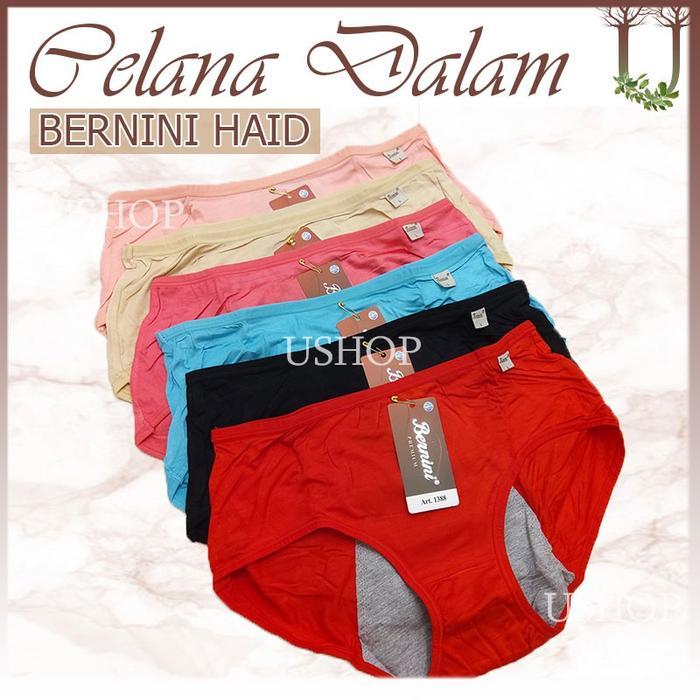 Celana Dalam Haid Bernini Premium - Cd Wanita Katun Tidak Panas Uk M L Xl Cd-Haid-Bernini-1388