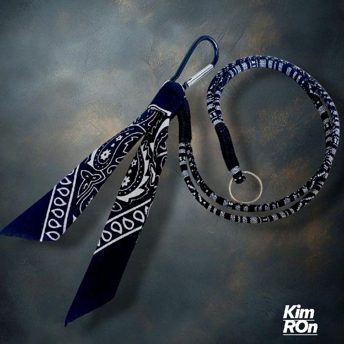 Tali Dompet Pria Keren Tenun Etnik Batik Nusantara Pengaman Dompet Bandana Slayer Plus Ganci Skena