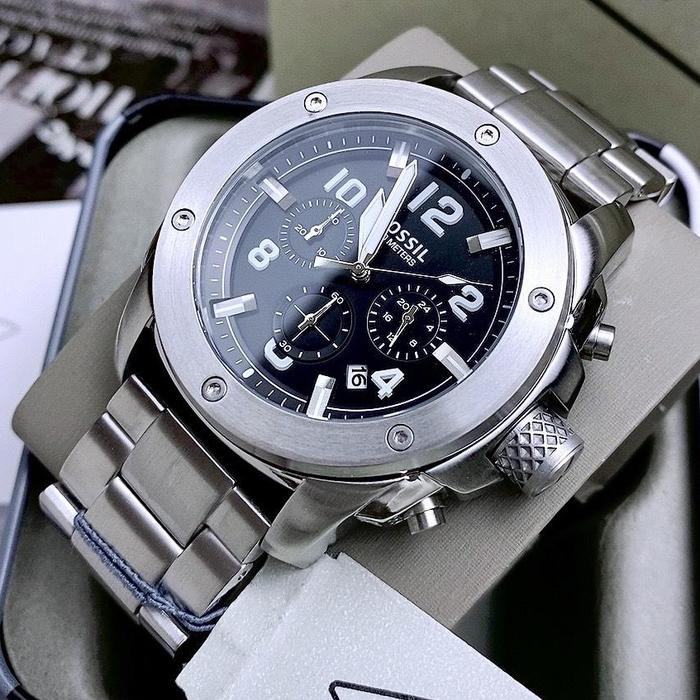 JAM TANGAN PRIA FOSSIL FS4926 CHRONOGRAPH MACHINE ORIGINAL