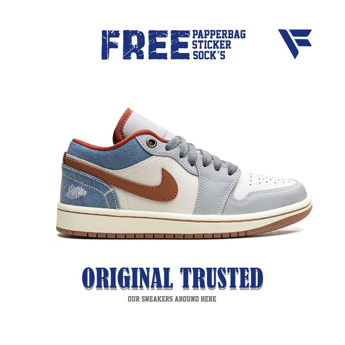 Nike Air Jordan 1 Low Phantom Denim Original
