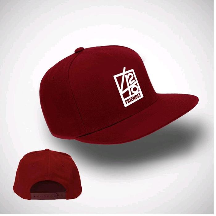 Topi Snapback Distro Logo 2 PUTIH Original branded impor premium pria wanita kasual termurah Hat ijo