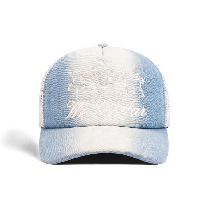 keepfs.id | topi trucker denim washed blue white | equine