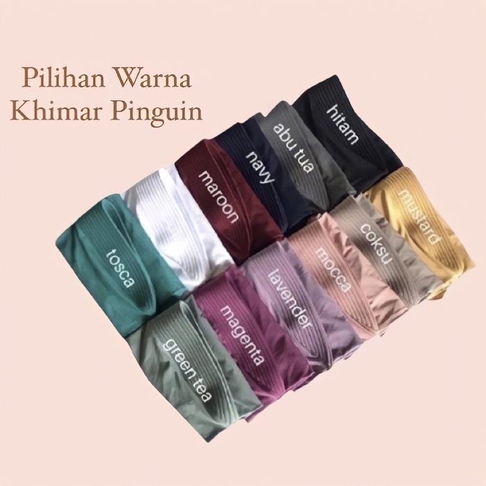 KHIMAR PINGUIN BERGO PINGUIN