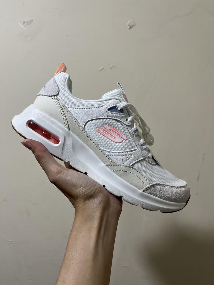 Sepatu Sneakers Skechers Air Court Womens 150075OFWT Original