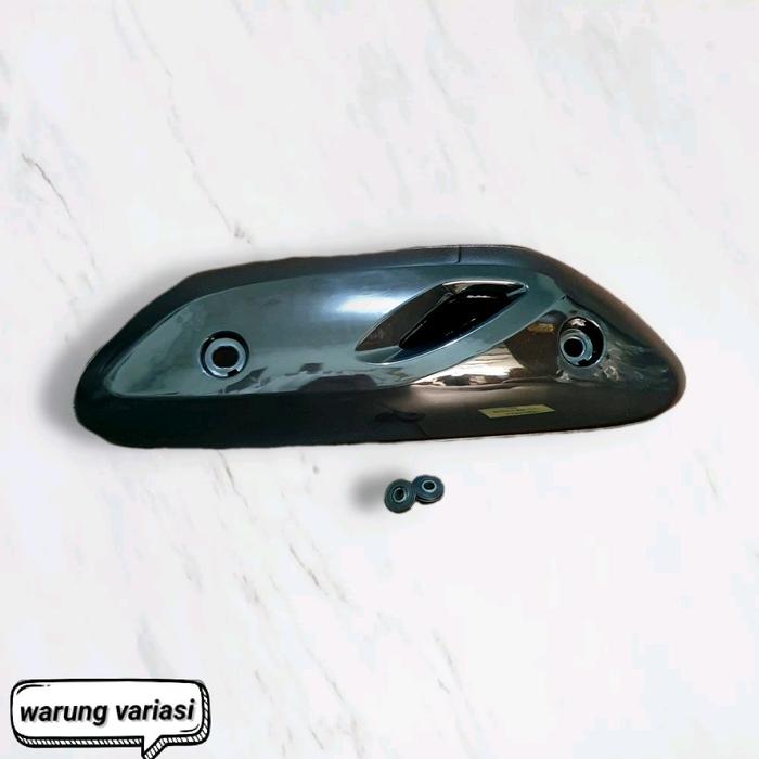 Warung Variasi Cover Tutup Tameng Knalpot Motor Standar Scoopy New 2020 untuk Motor Scoopy Baru 2020