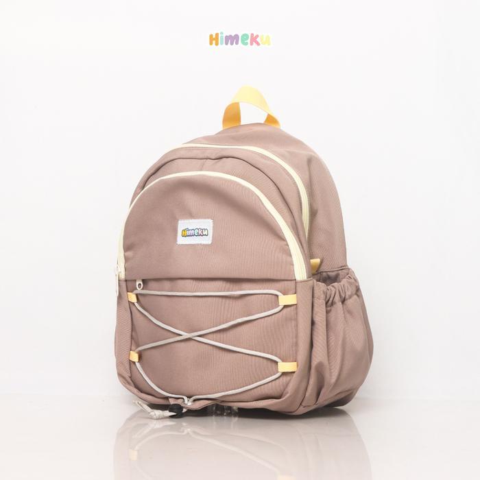 Himeku Tamago Medium Backpack - Tas Sekolah Sedang - Ransel Kanvas Wanita