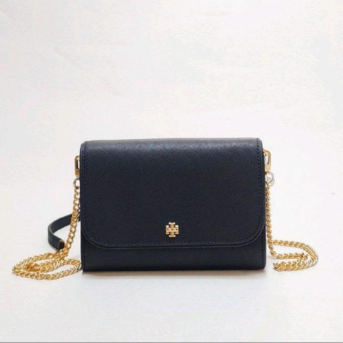 Tory Burch EMERSON CHAIN WALLET Authentic Original Store
