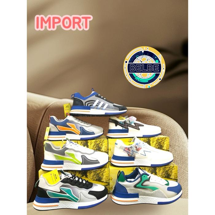 Sepatu Pria Sneakers Sport Model Belbe