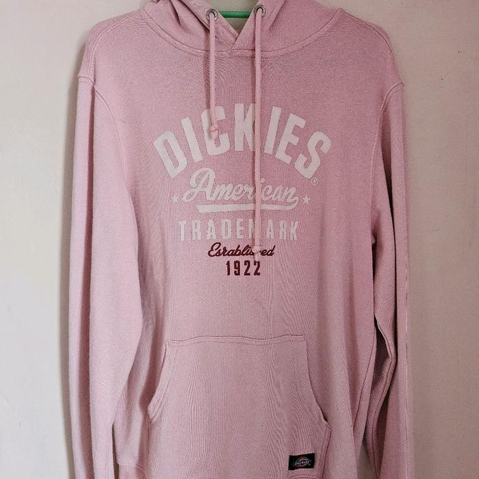 HOODIE DICKIES VELVET PINK SECOND ORIGINAL