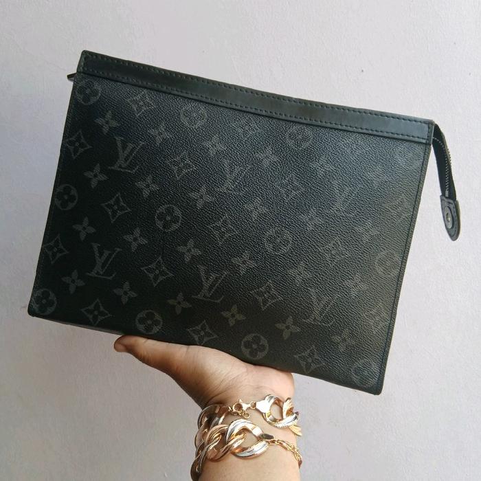 Preloved LV Clutch Monogram Eclipse