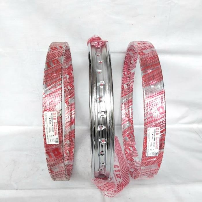 VELG RING RIM 17 SUPRA GRAND SMASH VEGA DID 120-17 140-17 160-17 185-17 CHROME HITAM PELEK PELAK