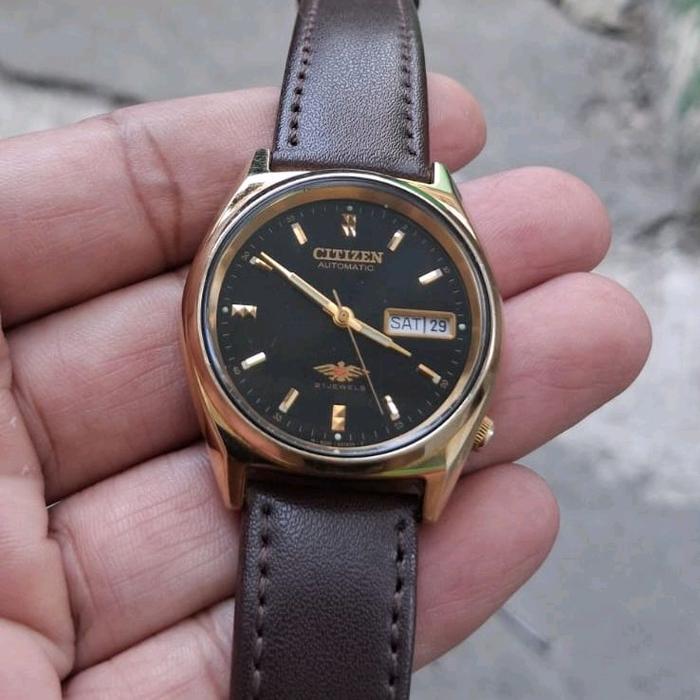 Citizen Jam tangan Pria automatic 21 Jewels Bekas / second mulus murah