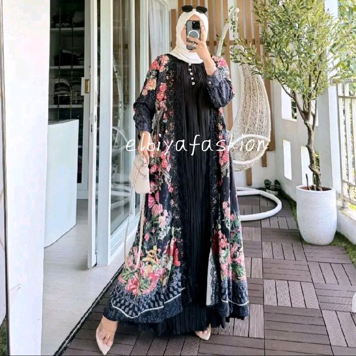Baju Lamaran Simple Elegan Dress Soira Original set Outer Terbaru 2025