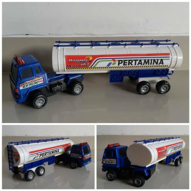 New Mainan Truk Tanki BBM Edukatif - Mobil Truck Pertamina Anak Edukasi