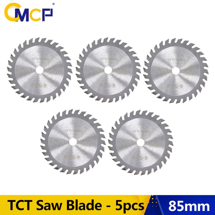 CMCP 5pcs 85mm TCT Saw Blade 24/30/36T Mini Circular Saw Blade
