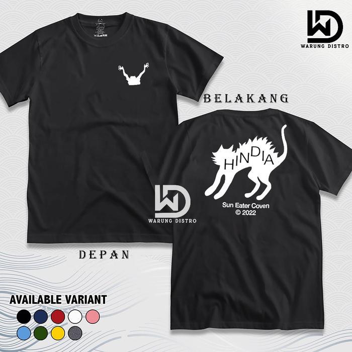 Baju Kaos Hindia - Spazzed Cat Cotton 24s Tshirt Premium