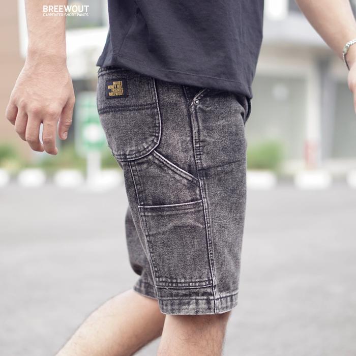 Denim Carpenter Breewout Short Pants / Celana Carpenter Pria / Carpenter Short Pants / Celana Carpen