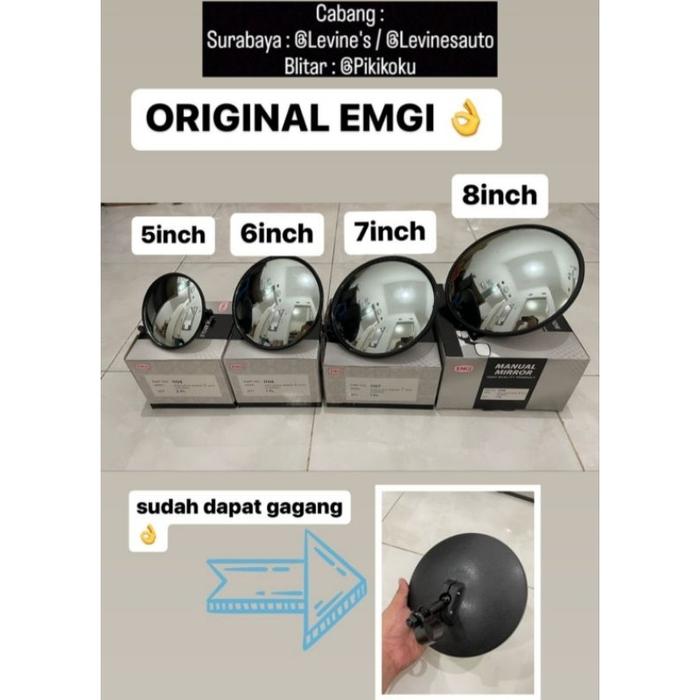 kaca spion bundar variasi (harga perbiji) / kaca spion bulat 5inch / kaca spion bulat 6inch / kaca s