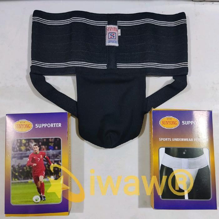 CELANA DALAM UNTUK PEKERJA BERAT DAN OLAHRAGA FUNGSI MENCEGAH TURUN BEROK / HERNIA / VARIKOKEL Karet