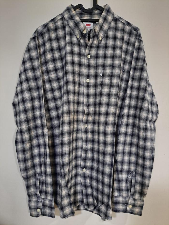 Levis Classic One Pocket Shirt / Kemeja Kotak - Kotak Pria size L Original Preloved (40)