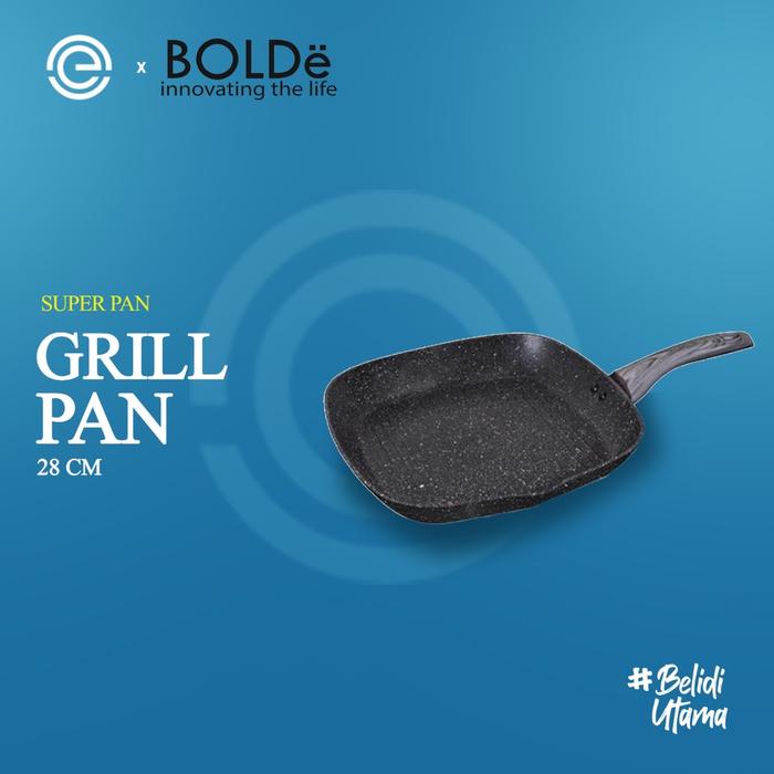 BOLDe Panci Pemanggang 28 Cm SUPER PAN - GRILL