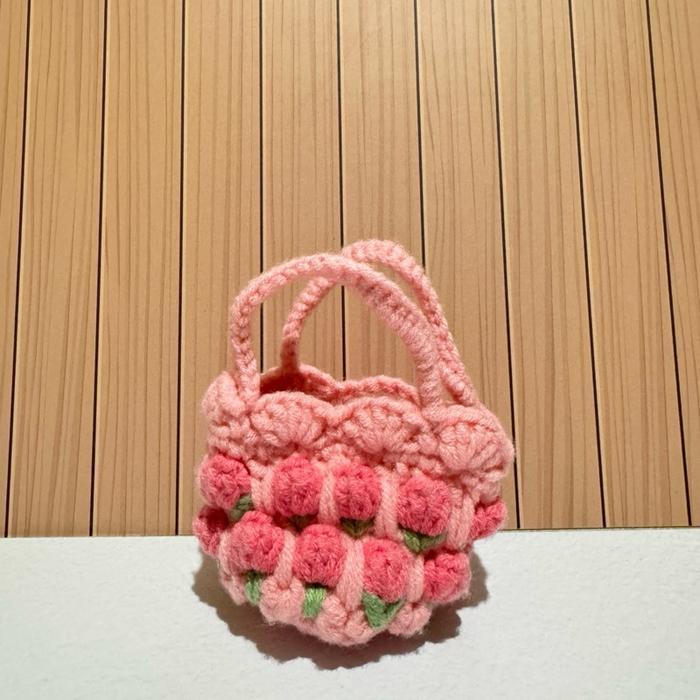 Flower Earphone Crochet/ Pouch Earphone Rajut / Pouch Rajut