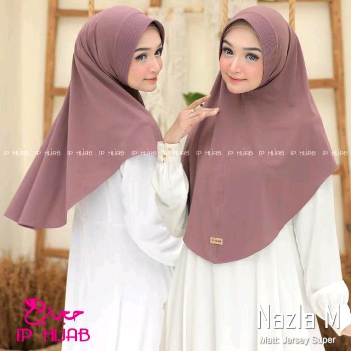Jilbab Instan Ip hijab Oval Ukuran M | Premium |  Terlaris & termurah