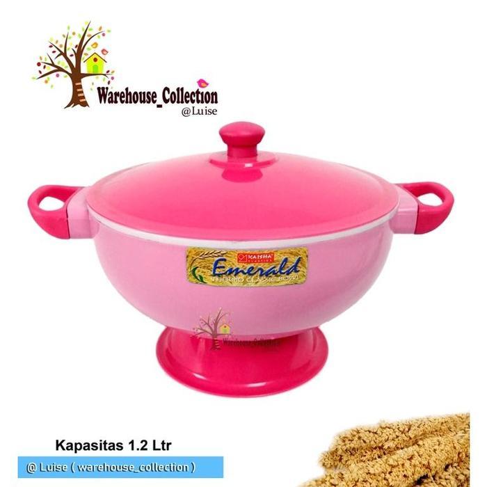CETING NASI TAHAN PANAS/TEMPAT NASI MODEL THERMO NEW EMERALKENSO