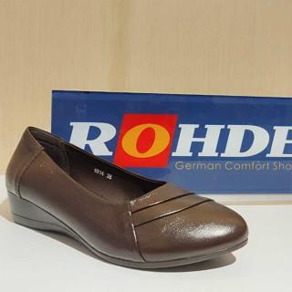 ROHDE 6914 Sepatu wedges Wanita Warna Black dan Coffee