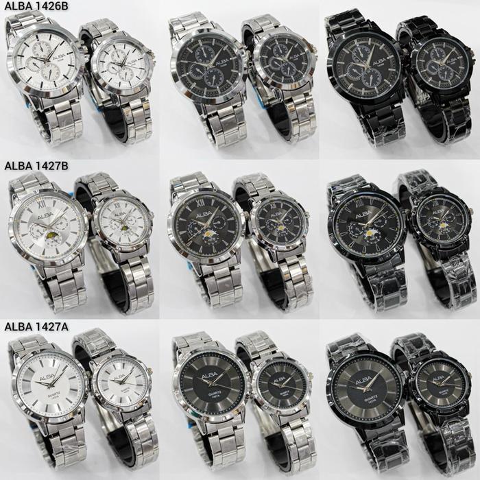 Jam Tangan Alba Couple Watch 1pcs