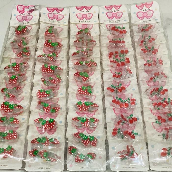 JS43(A,C,D,E totol,G 3 mix motif) jepitan bintang set isi 10set X 10papan (30X10) 300pcs,jepitan min