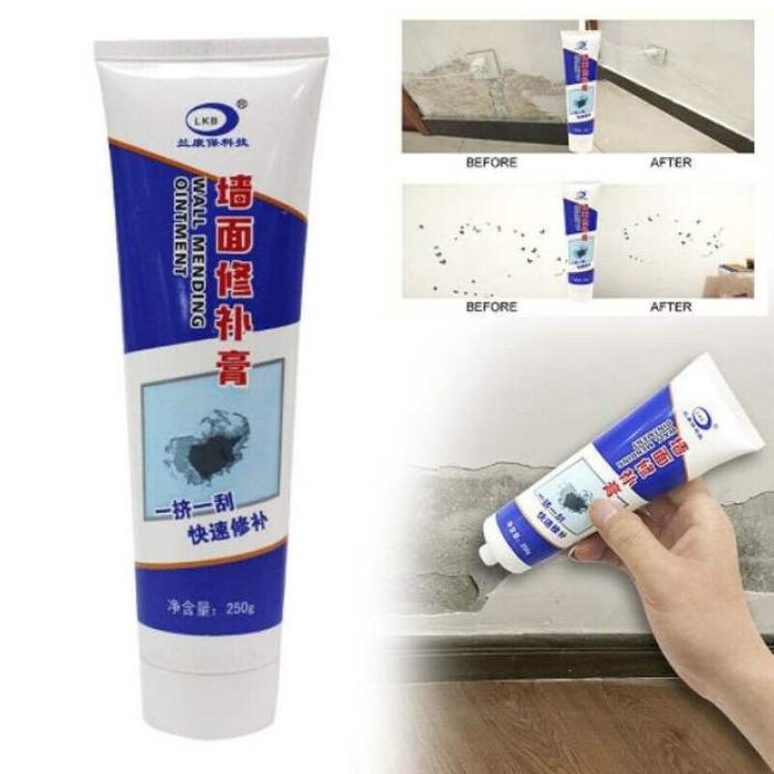 Magic White Cream Wall Repair Krim Dempul Tembok Plamir Dinding Retak Krim Pasta
