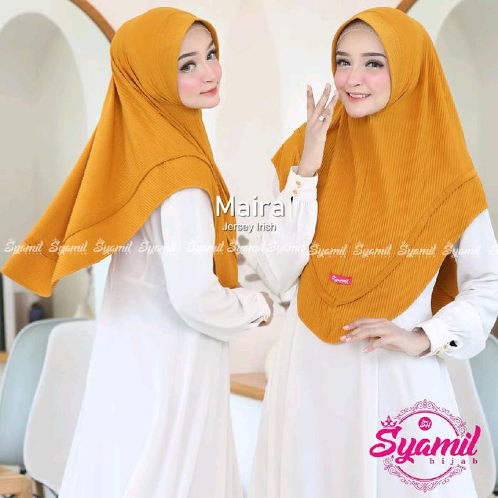 HIJAB SYAMIL MAIRA PLISKET//HIJAB DEWASA